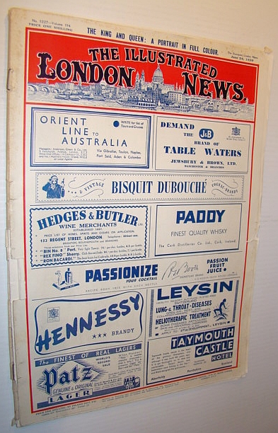 The Illustrated London News, Saturday, June 17, 1939 - Cover Photo of the Queen