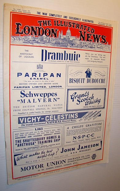 The Illustrated London News, Saturday, September 16, 1939 - Cover Photo of a Child-Survivor of the 