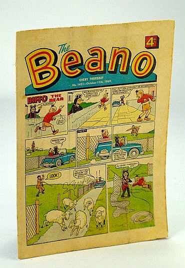 Image for The Beano, No. 1421 - October (Oct.) 11, 1969 (Original British Comic) The Beano, No. 1421 - October (Oct.) 11, 1969 (Original British Comic)