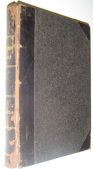 British Columbia Telephone Company (B.C. Tel./Telus) Telephone Talk: Bound Issues January, 1925 Through December 1925