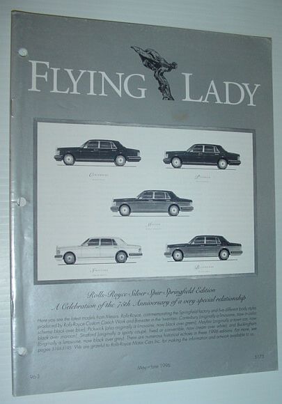 Flying Lady - The Periodical of the Rolls-Royce Owner's Club, Inc., May/June 1996