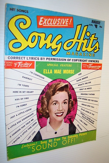 Song Hits Magazine, August 1952 Vol. 16 No. 1