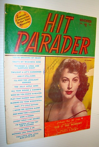 Hit Parader Magazine, November 1949 Vol. VII No. 12