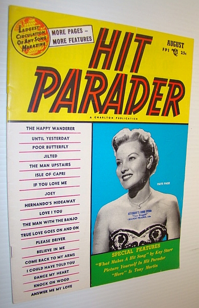 Hit Parader Magazine, August 1954 Vol. XII No. 9