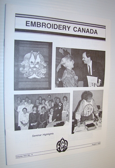 Embroidery Canada Magazine, August 1989