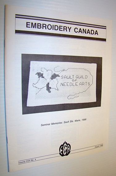 Embroidery Canada Magazine, August 1988