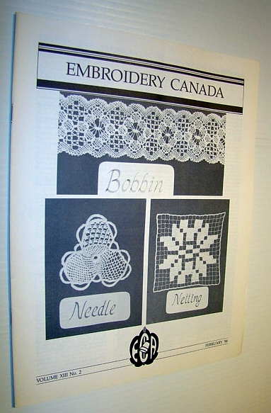 Embroidery Canada Magazine, February 1986
