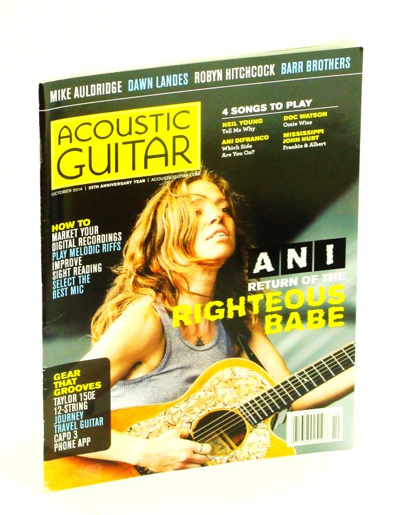 Image for Acoustic Guitar Magazine October 2014 - Ani, Return of the Righteous Babe Acoustic Guitar Magazine October 2014 - Ani, Return of the Righteous Babe