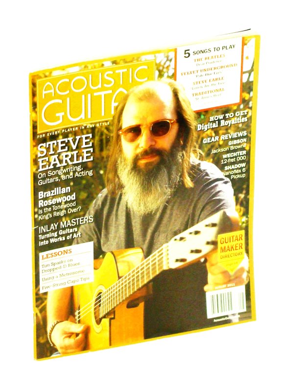 Image for Acoustic Guitar Magazine August 2011 - Steve Earle Cover Photo Acoustic Guitar Magazine August 2011 - Steve Earle Cover Photo