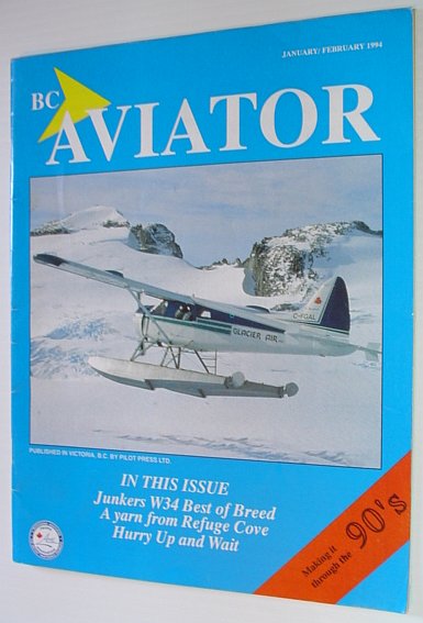 Image for BC (British Columbia) Aviator Magazine: January/February 1994 BC (British Columbia) Aviator Magazine: January/February 1994
