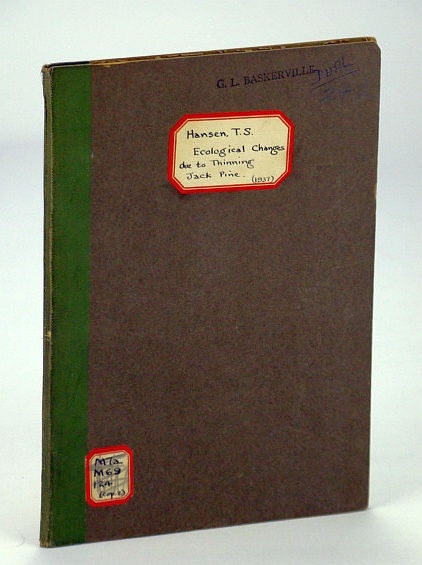 Ecological Changes Due to Thinning Jack Pine (Jackpine) - Technical Bulletin 124