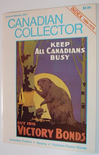 Canadian Collector Magazine, January/February 1979, Vol. 14 No. 1 - Includes Index For 1966-1978