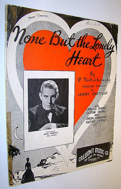 Image for None But the Lonely Heart - Sheet Music for Voice and Piano with Guitar Chords None But the Lonely Heart - Sheet Music for Voice and Piano with Guitar Chords
