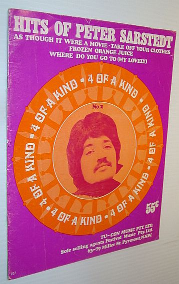 Image for Hits of Peter Sarstedt - 4 (Four) of a Kind: Songbook for Voice and Piano Hits of Peter Sarstedt - 4 (Four) of a Kind: Songbook for Voice and Piano