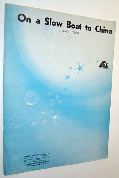 On a Slow Boat to China - Sheet Music for Piano and Voice
