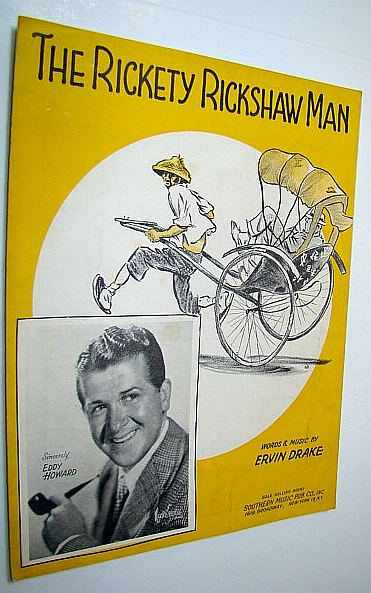 The Rickety Rickshaw Man: Sheet Music for Voice and Piano with Guitar Chords