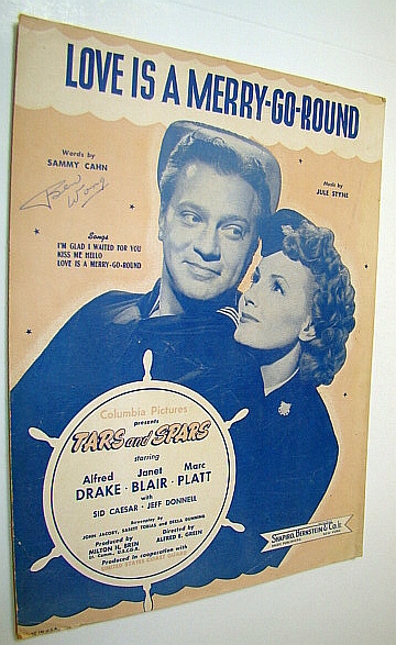 Love is a Merry-Go-Round: Sheet Music for Piano and Voice - From the Columbia Picture 