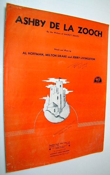 Ashby De La Zooch (Zouch) (By the Writers of Mairzy Doats) - Sheet Music for Piano and Voice