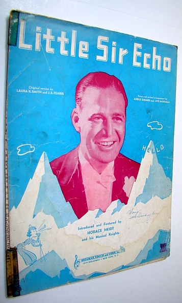 Little Sir Echo: Sheet Music for Piano and Voice with Guitar Chords