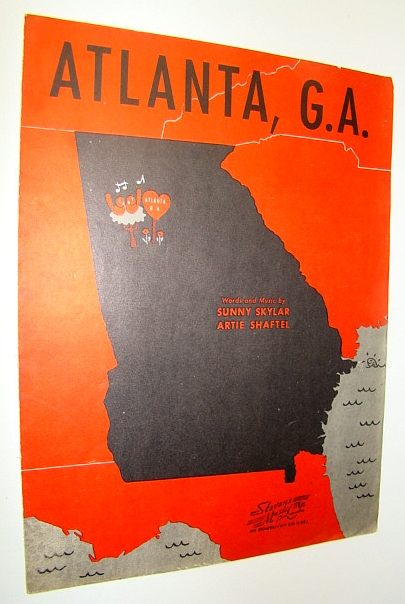 Atlanta, G.A. (Georgia): Sheet Music for Voice and Piano