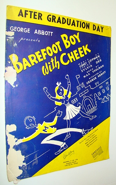 After Graduation Day - Sheet Music for Piano and Voice - From the Movie Barefoot Boy with Cheek