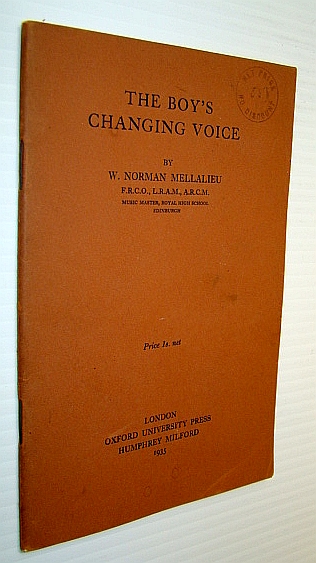 Image for The Boy's Changing Voice The Boy's Changing Voice