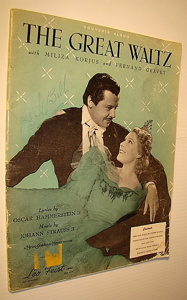 The Great Waltz - Souvenir Album: Songbook with Sheet Music for Piano and Voice