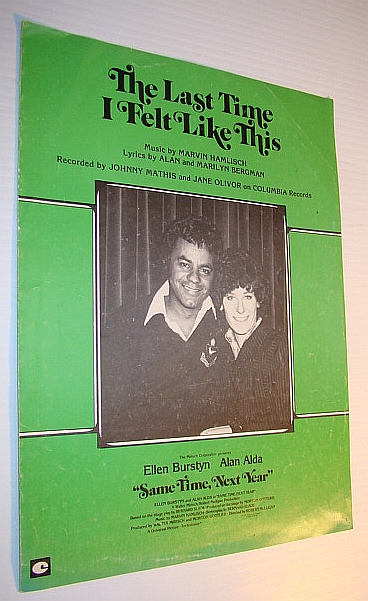 The Last Time I Felt Like This - Sheet Music for Voice and Piano with Guitar Chords (0243154-10109) - From the Motion Picture 