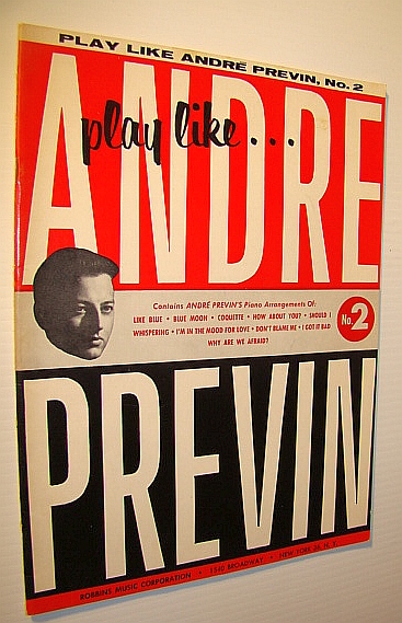 Play (Piano) Like Andre Previn, No. 2 (Two) - Songbook for Piano
