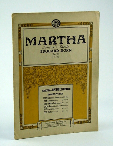 Image for Martha - Fantasie Facile - Op. 39, No. 306: Sheet Music for Piano Martha - Fantasie Facile - Op. 39, No. 306: Sheet Music for Piano