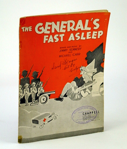 The General's Fast Asleep: Sheet Music for Piano and Voice with Guitar Chords (C-531-4)