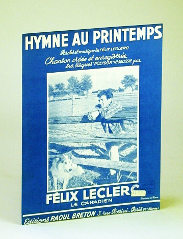 Image for Hymne Au Printemps: Sheet Music for Piano and Voice Hymne Au Printemps: Sheet Music for Piano and Voice