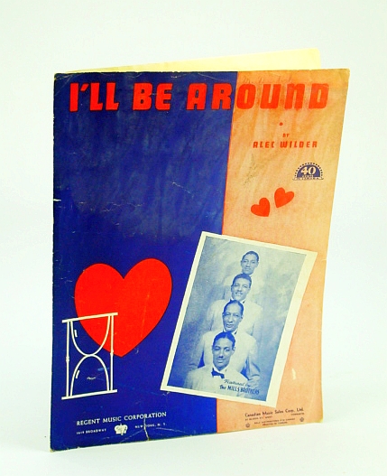 I'll Be Around: Sheet Music for Piano and Voice with Guitar Chords