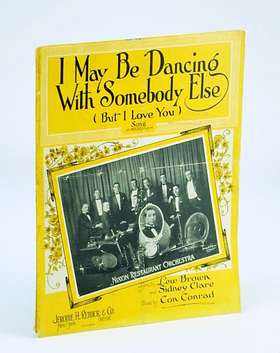 I May Be Dancing with Somebody Else (But I Love You) - Sheet Music for Piano and Voice with Ukulele Chords