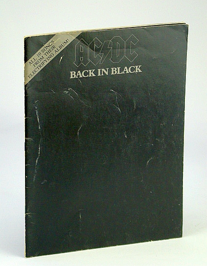 Image for AC/DC Back In Black Songbook (Song Book) AC/DC Back In Black Songbook (Song Book)