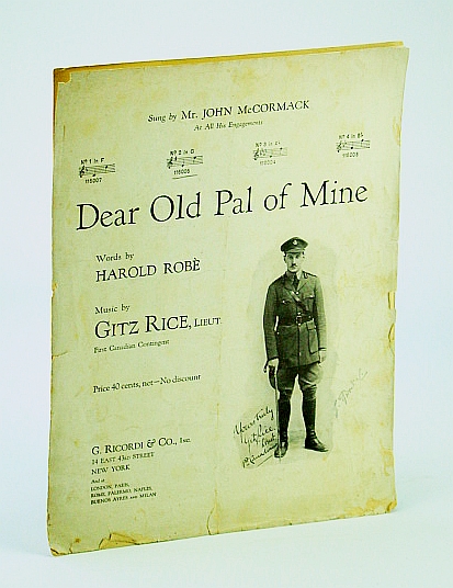 Dear Old Pal of Mine: Sheet Music for Piano and Voice