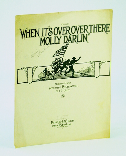 When It's Over Over There Molly Darlin' (Darling): Sheet Music for Voice and Piano