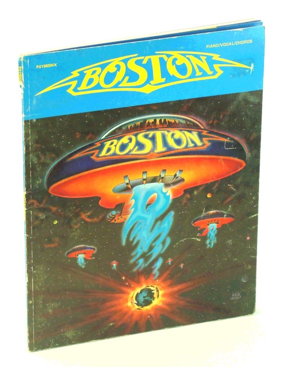 Boston - Original Songbook for Their Debut Album with Piano Sheet Music, Lyrics and Guitar Chords