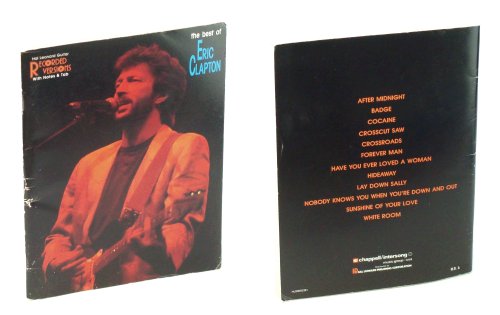The Best of Eric Clapton - Hal Leonard Guitar Recorded Versions With Guitar Tab, Lyrics and Chords
