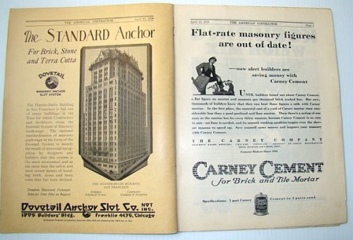 Image for The American Contractor Magazine, April 13, 1929 The American Contractor Magazine, April 13, 1929