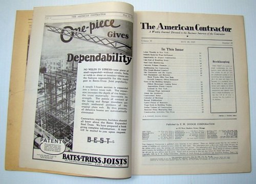 Image for The American Contractor Magazine, May 18, 1929 The American Contractor Magazine, May 18, 1929