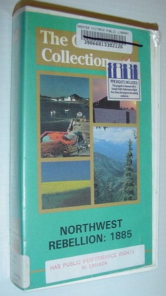 Northwest Rebellion: 1885 - 17 Minute VHS Video Tape in Case