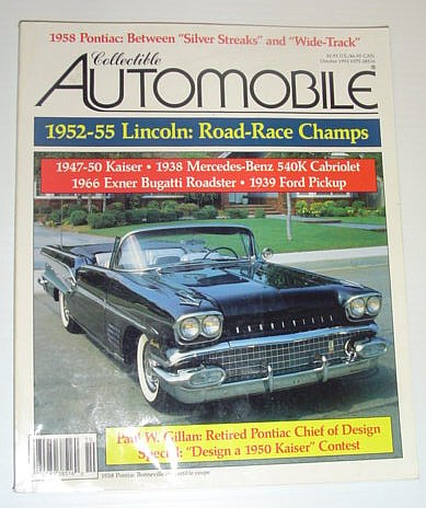 Collectible Automobile Magazine, October 1993
