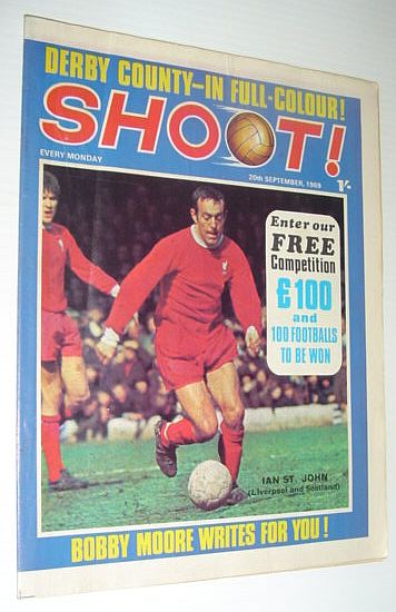 SHOOT! Soccer/Football Magazine, 20 September 1969 *DERBY COUNTY - IN FULL COLOUR*