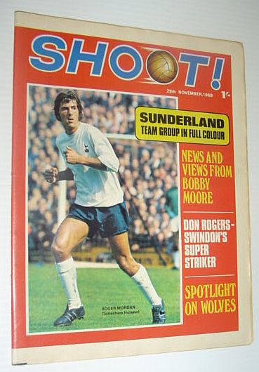 SHOOT! Soccer/Football Magazine, 29 November 1969 *SUNDERLAND TEAM GROUP IN FULL COLOUR*