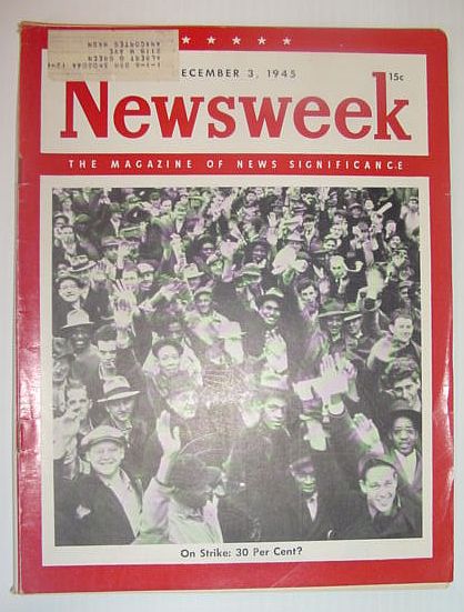 Newsweek Magazine, December 3, 1945