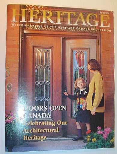 Heritage, Fall 2002: The Magazine of the Heritage Canada Foundation