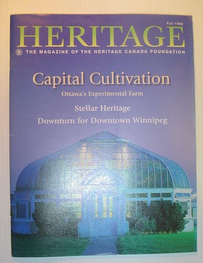 Heritage, Fall 1998: The Magazine of the Heritage Canada Foundation