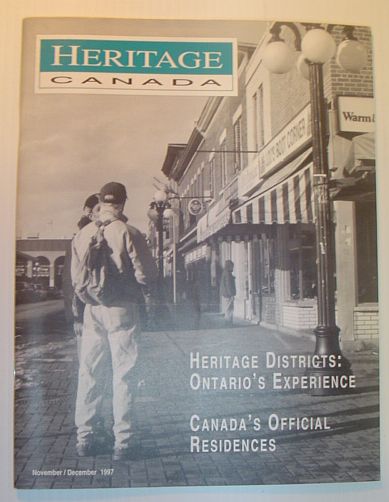 Heritage, November/December 1997: The Magazine of the Heritage Canada Foundation - Francis C. Sullivan