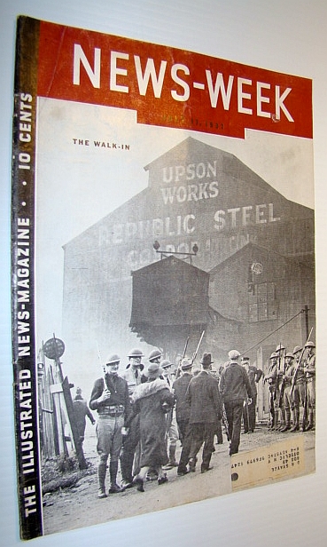 News-week (Newsweek) Magazine, July 17, 1937 - Cover Photo of 